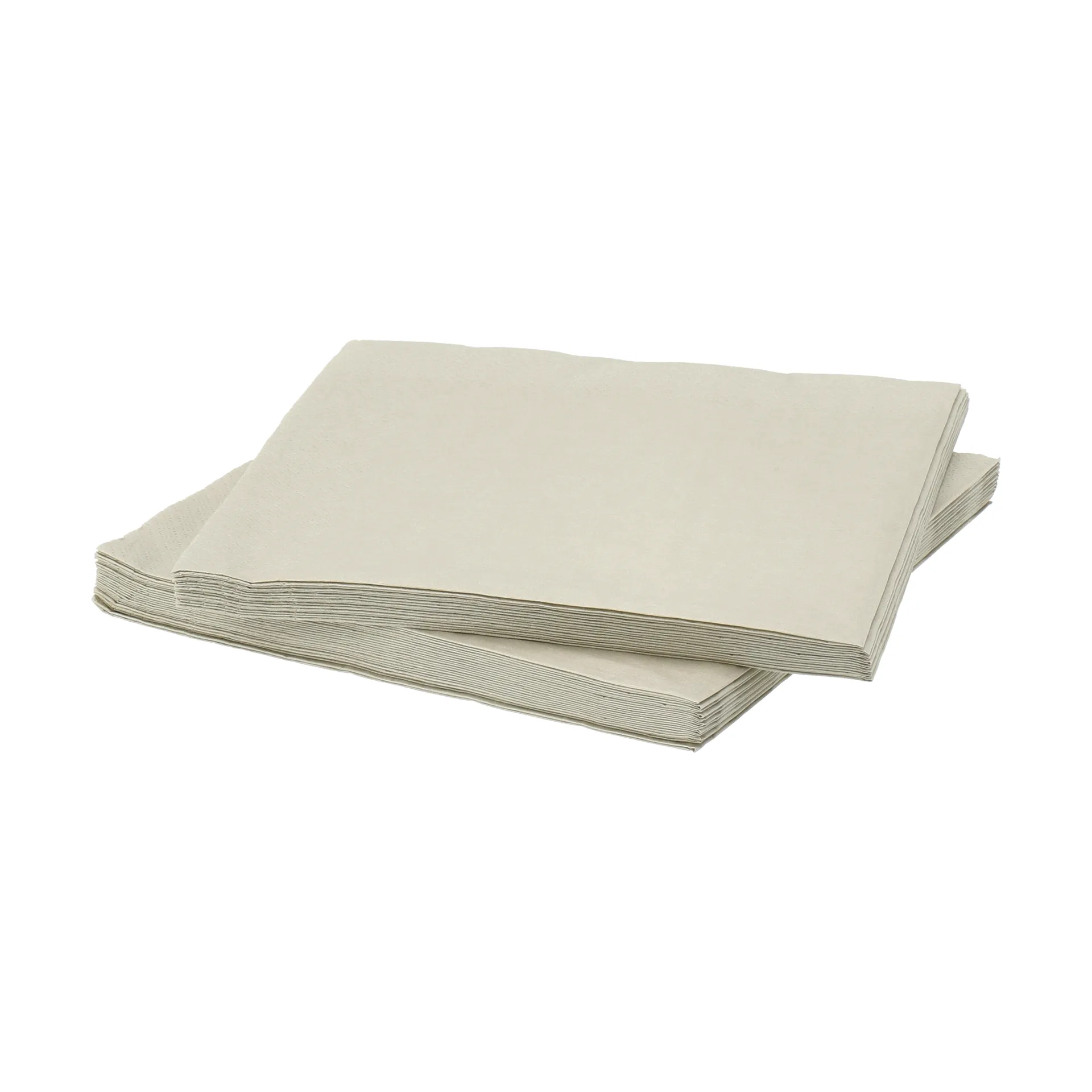 Plain servilleta de papel, Beige, paquete de 20, 40x40 cm Scandi Essentials