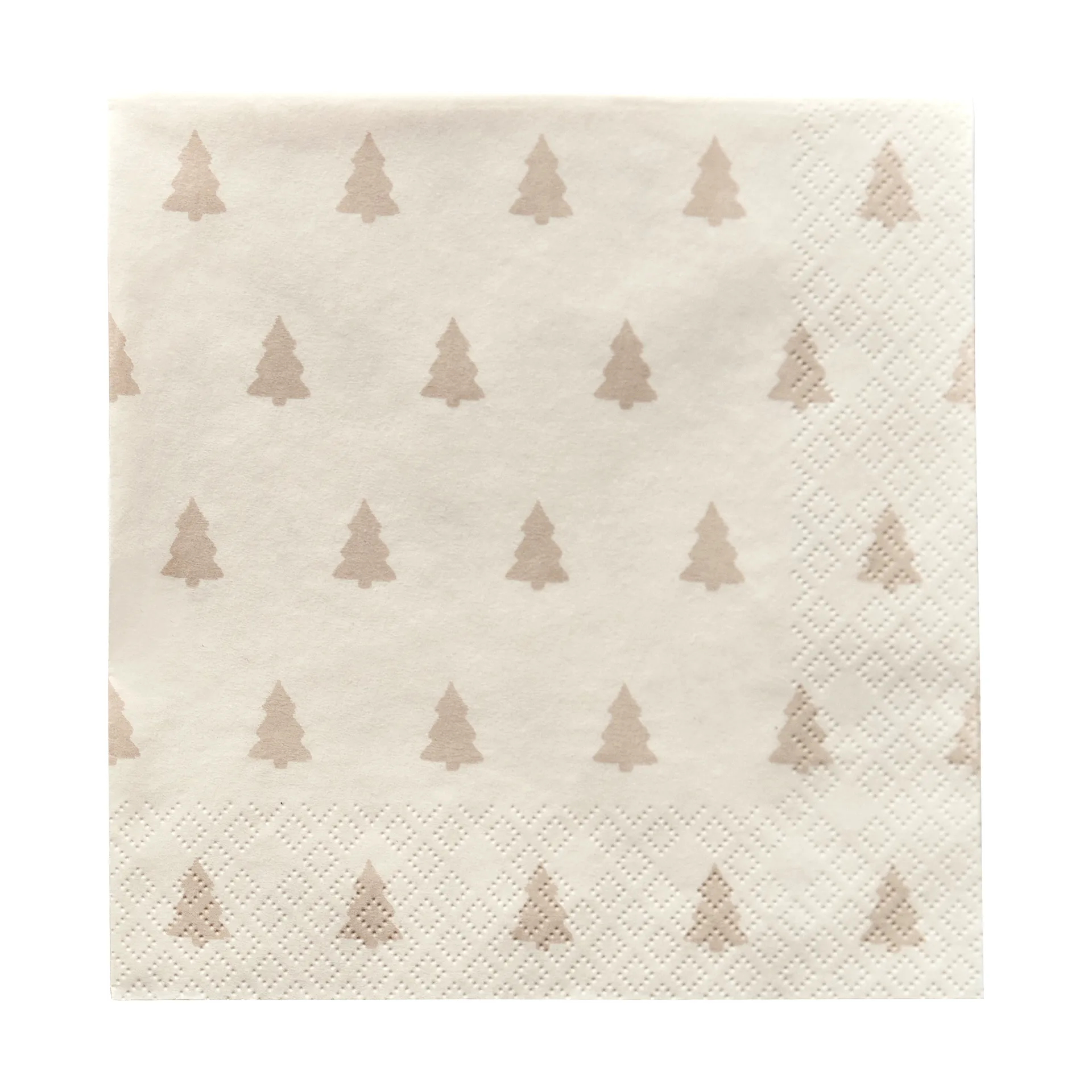 Servilletas Linen trees 33x33 cm 20 unidades, arena Scandi Essentials