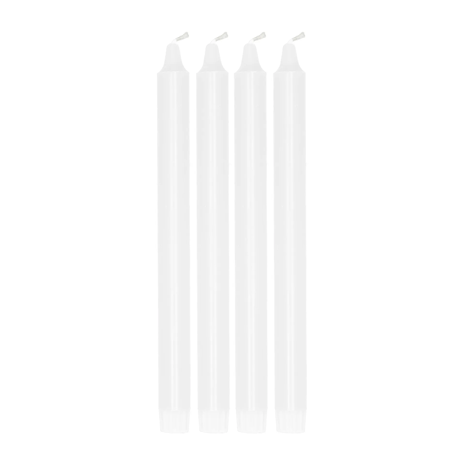 Vela Ambiance 27 cm, 4 unidades, Blanco Scandi Essentials