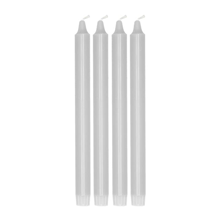 Vela Ambiance 27 cm, 4 unidades - Icy Grey - Scandi Essentials