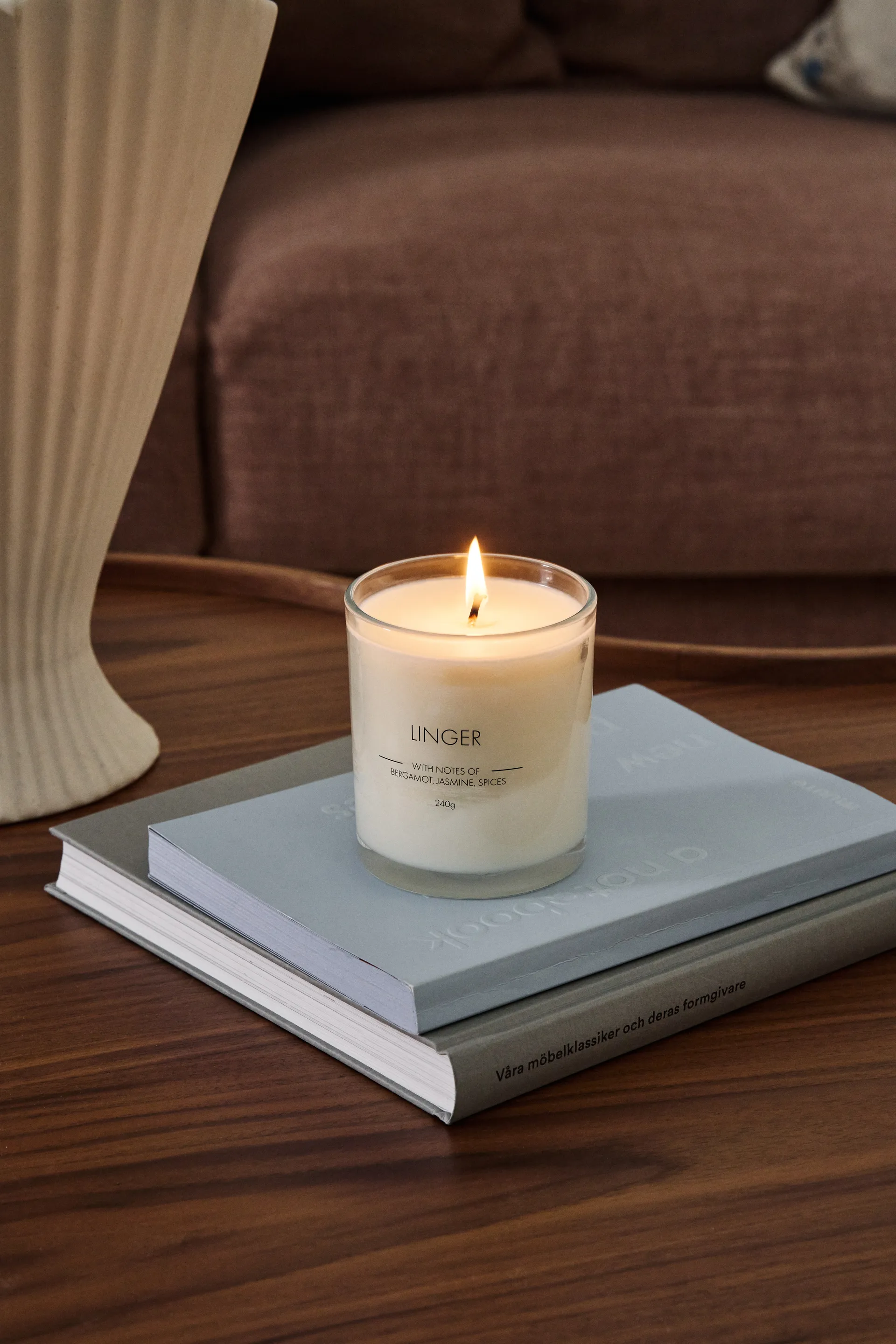 Vela aromática Linger , 240 g Scandi Essentials