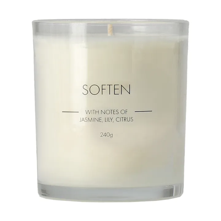 Vela aromática Soften  - 240 g - Scandi Essentials