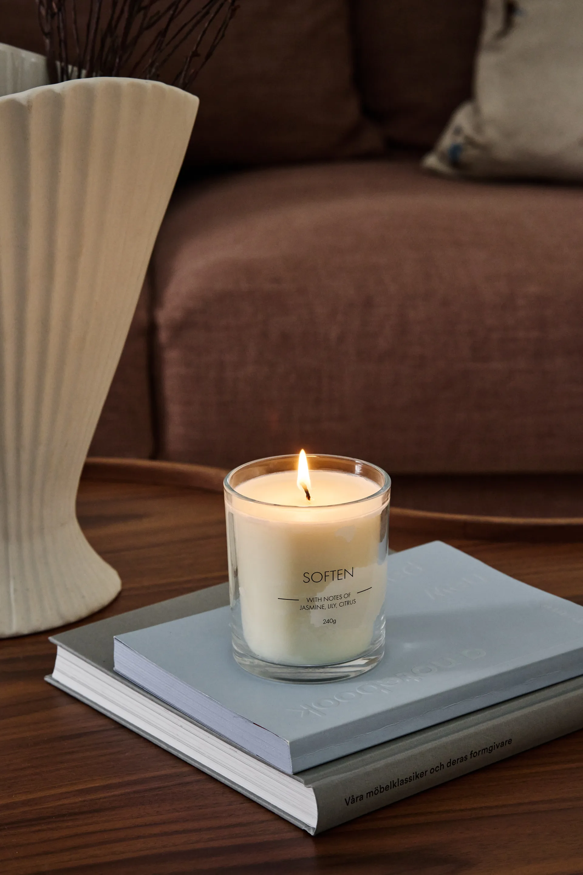 Vela aromática Soften , 240 g Scandi Essentials