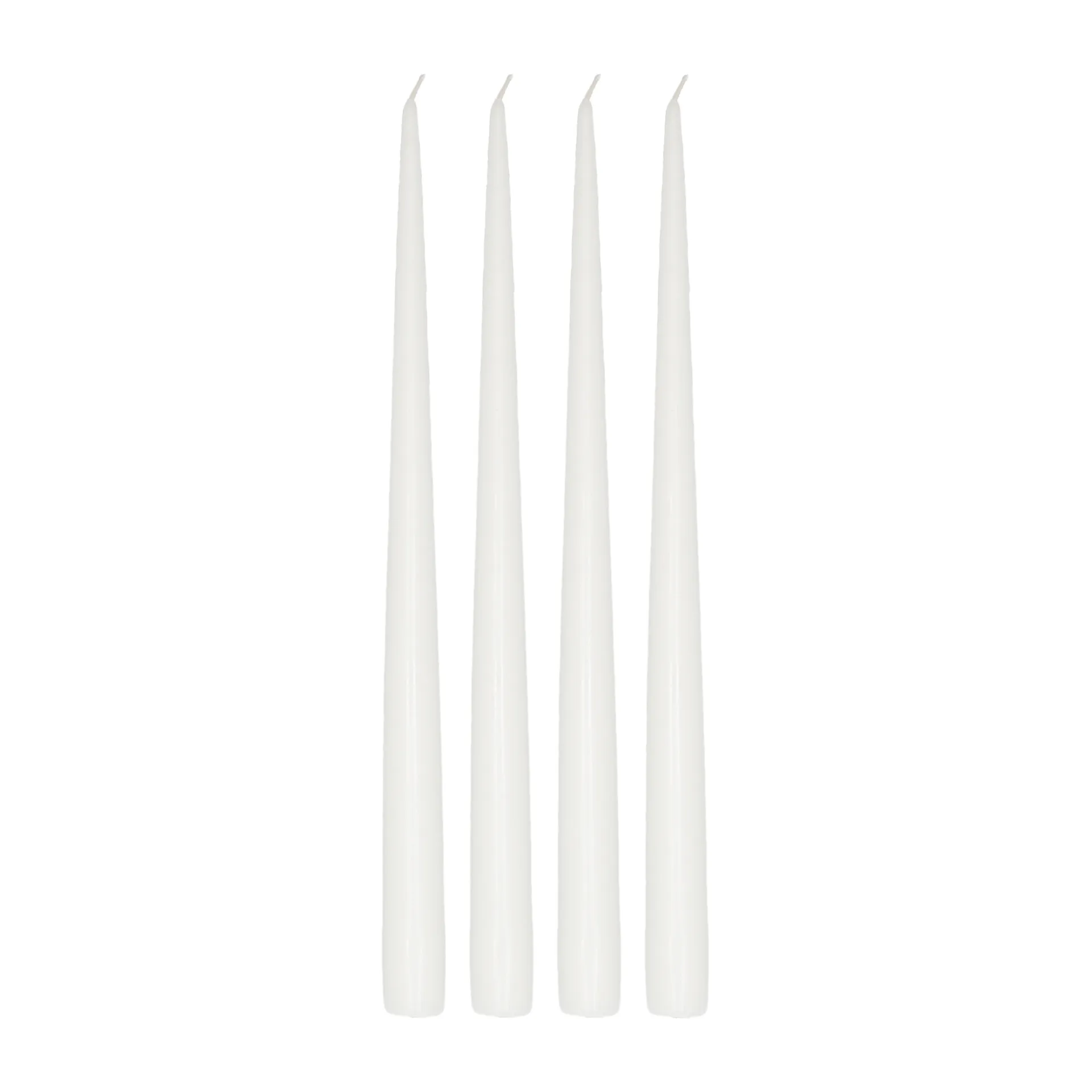 Vela cónica Atmosphere 32 cm, 4 unidades, Blanco Scandi Essentials