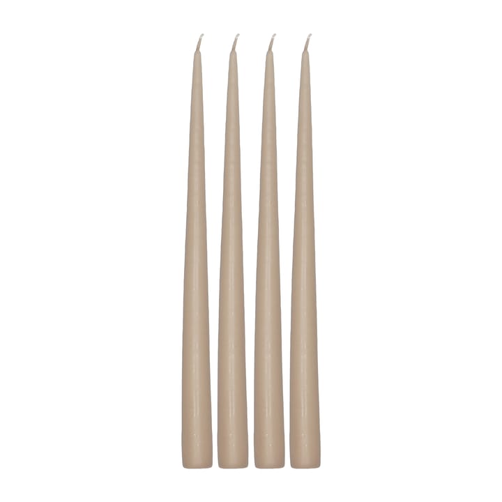 Vela cónica Atmosphere 32 cm, 4 unidades - Sand - Scandi Essentials