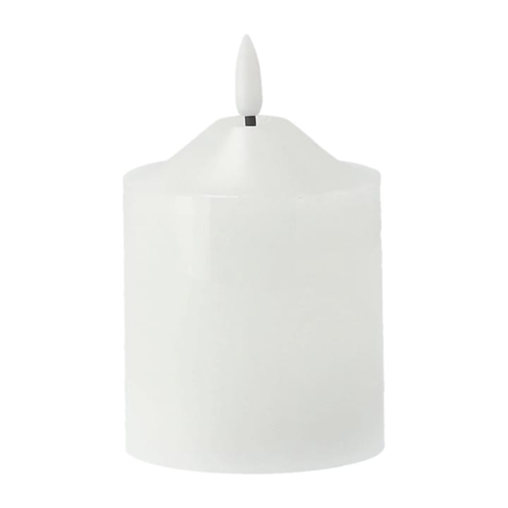 Vela gruesa LED Bright 12 cm - blanco - Scandi Essentials