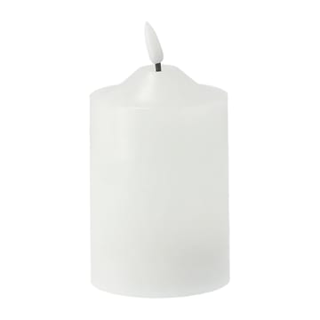 Vela gruesa LED Bright 15 cm - blanco - Scandi Essentials