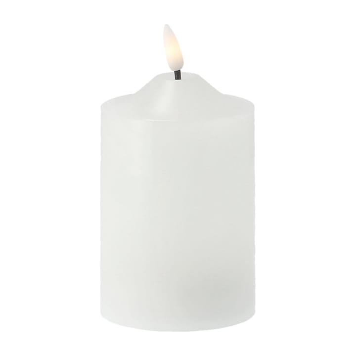 Vela gruesa LED Bright 15 cm - blanco - Scandi Essentials