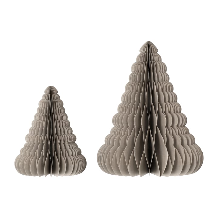 2 Adornos de Navidad Trees - Beige - Scandi Living