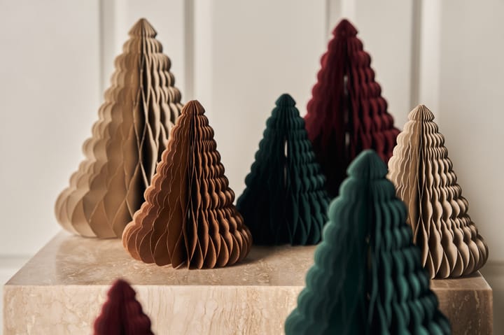 2 Adornos de Navidad Trees - Verde musgo - Scandi Living