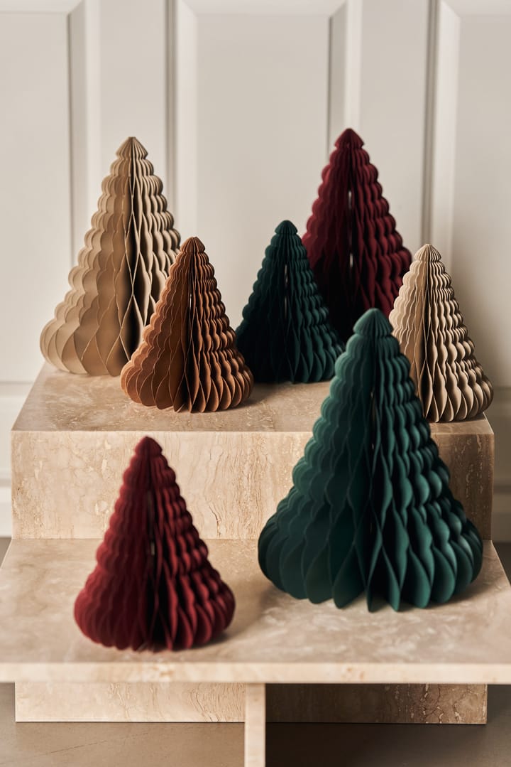 2 Adornos de Navidad Trees - Verde musgo - Scandi Living