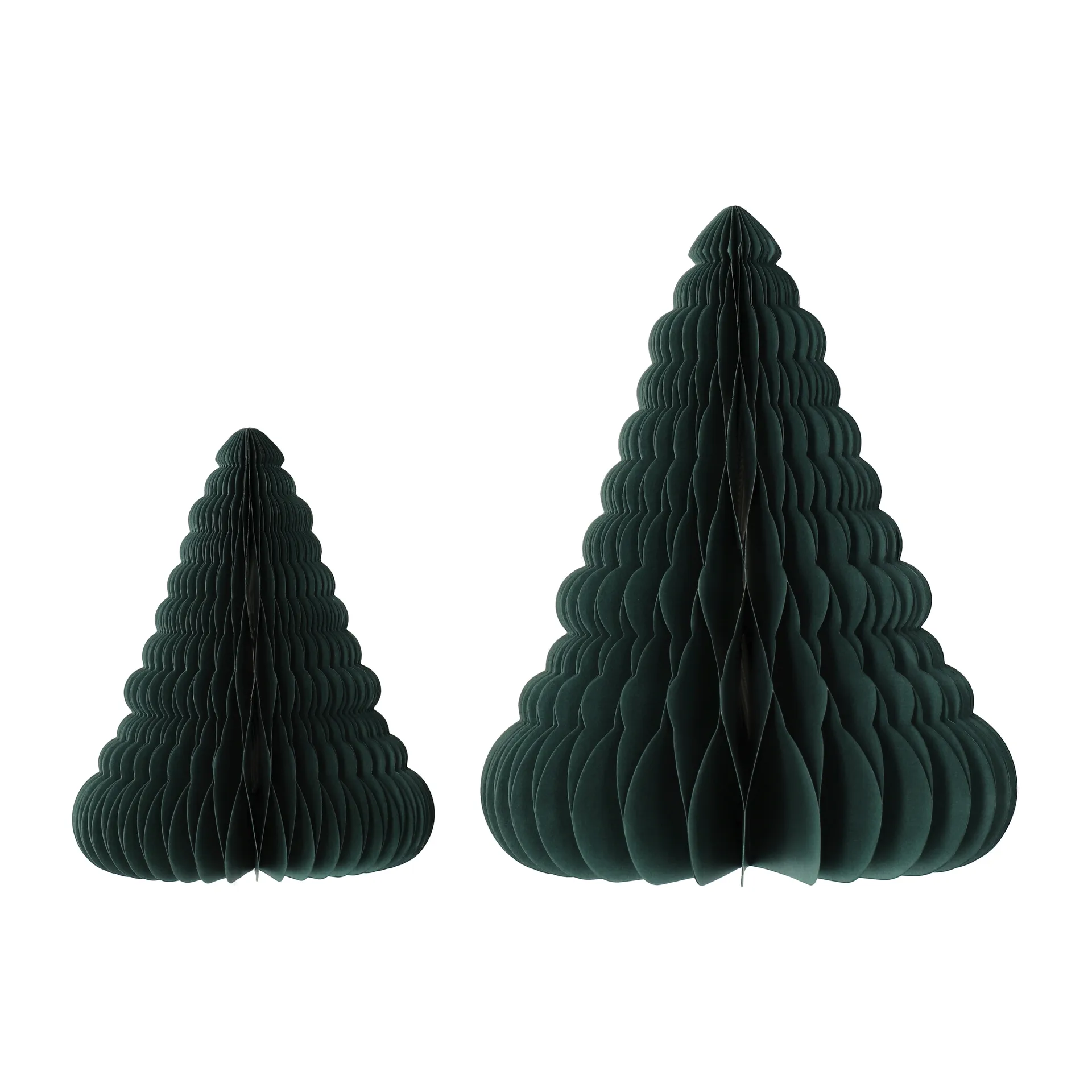 2 Adornos de Navidad Trees, Verde musgo Scandi Living