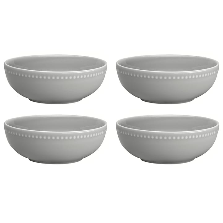 4 Boles para desayuno Dots 60 cl - Gris - Scandi Living
