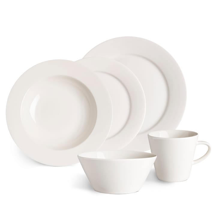 4 Boles para desayuno Kalk 60 cl, blanco Scandi Living
