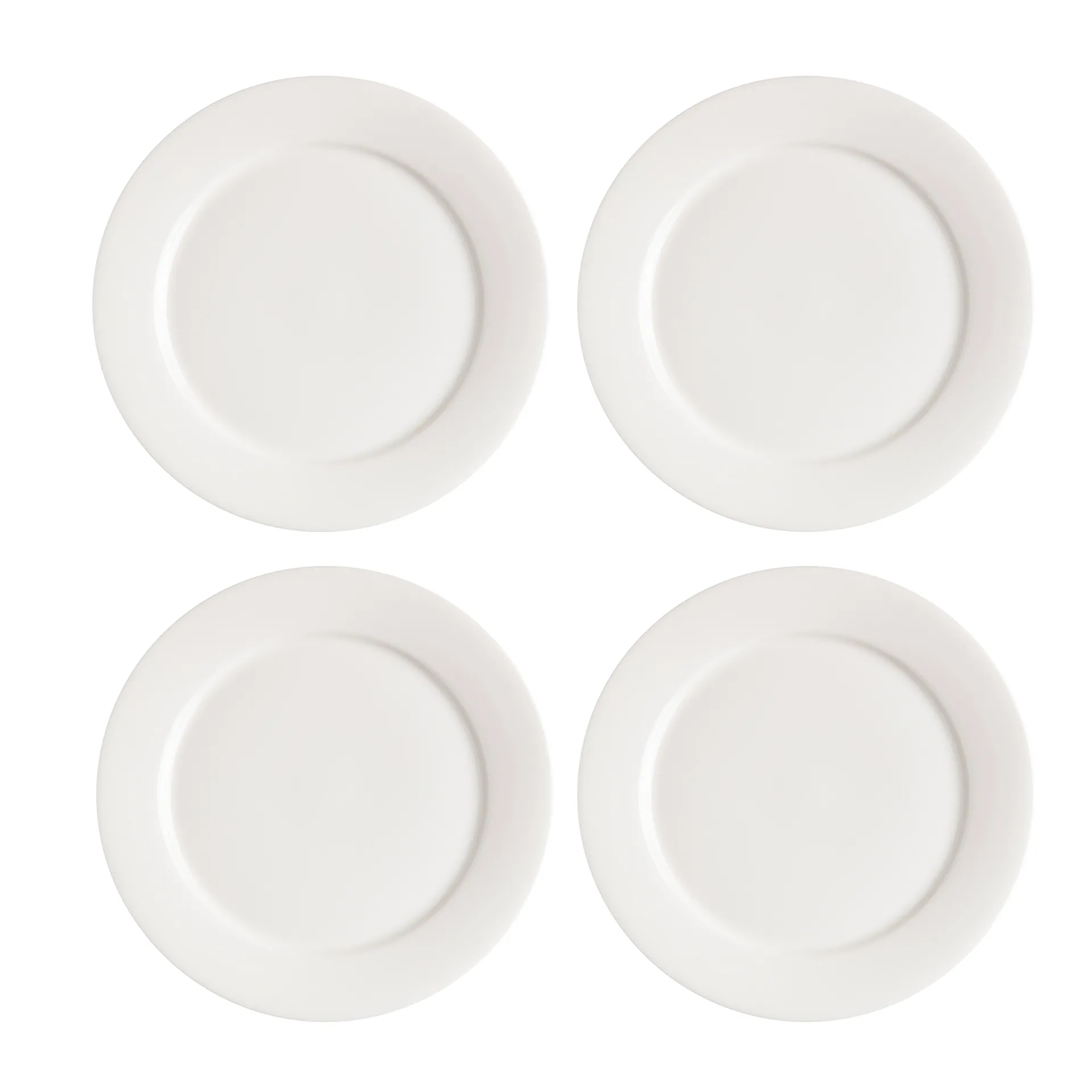 4 Platillos Kalk 21 cm, blanco Scandi Living