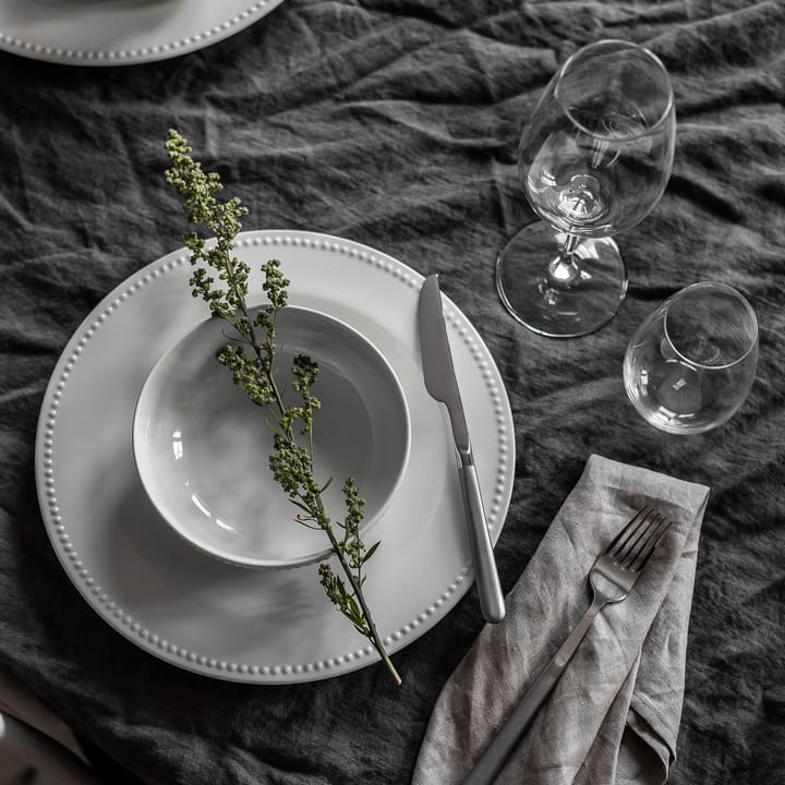 4 Platos Dots 28 cm, Blanco crema Scandi Living