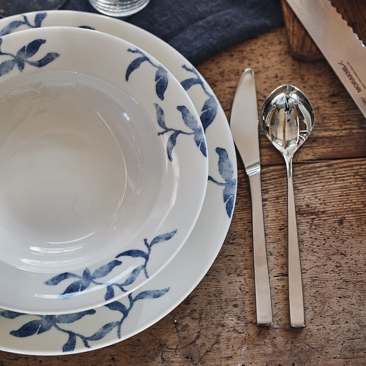 4 Platos Havspil 28 cm, azul-blanco Scandi Living