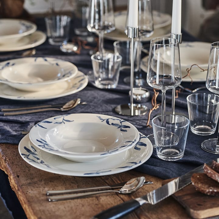4 Platos Havspil 28 cm, azul-blanco Scandi Living