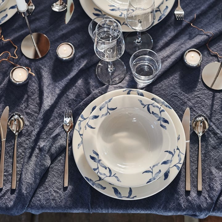 4 Platos hondos Havspil 23 cm, azul-blanco Scandi Living