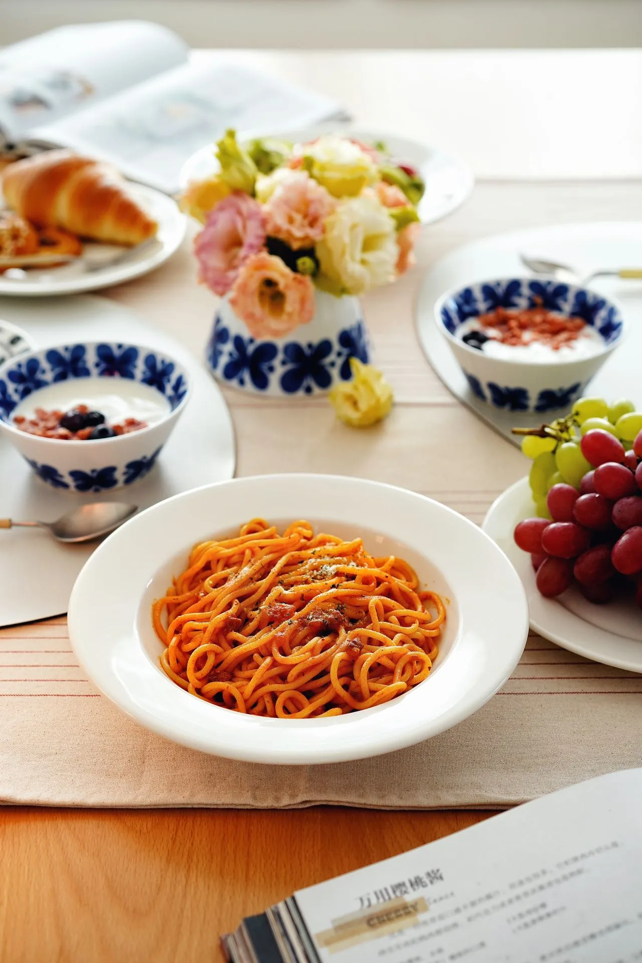 4 Platos hondos Kalk 23 cm, blanco Scandi Living