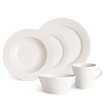 4 Platos Kalk 28 cm - blanco - Scandi Living