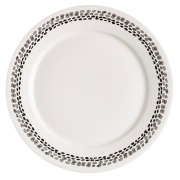 4 Platos Klappersten 28 cm - negro-blanco - Scandi Living