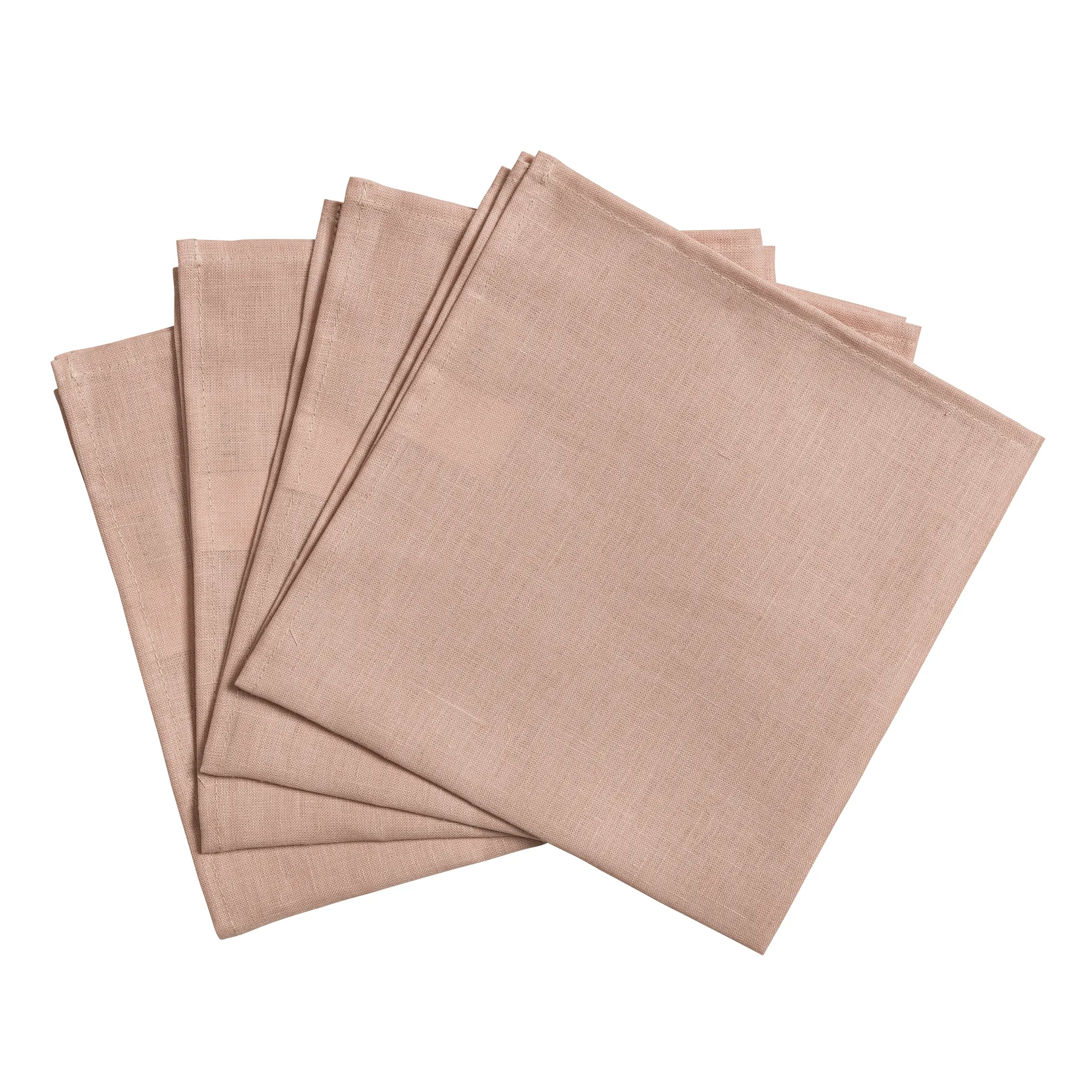 4 Servilletas Clean 45 x 45 cm, dusty rose Scandi Living