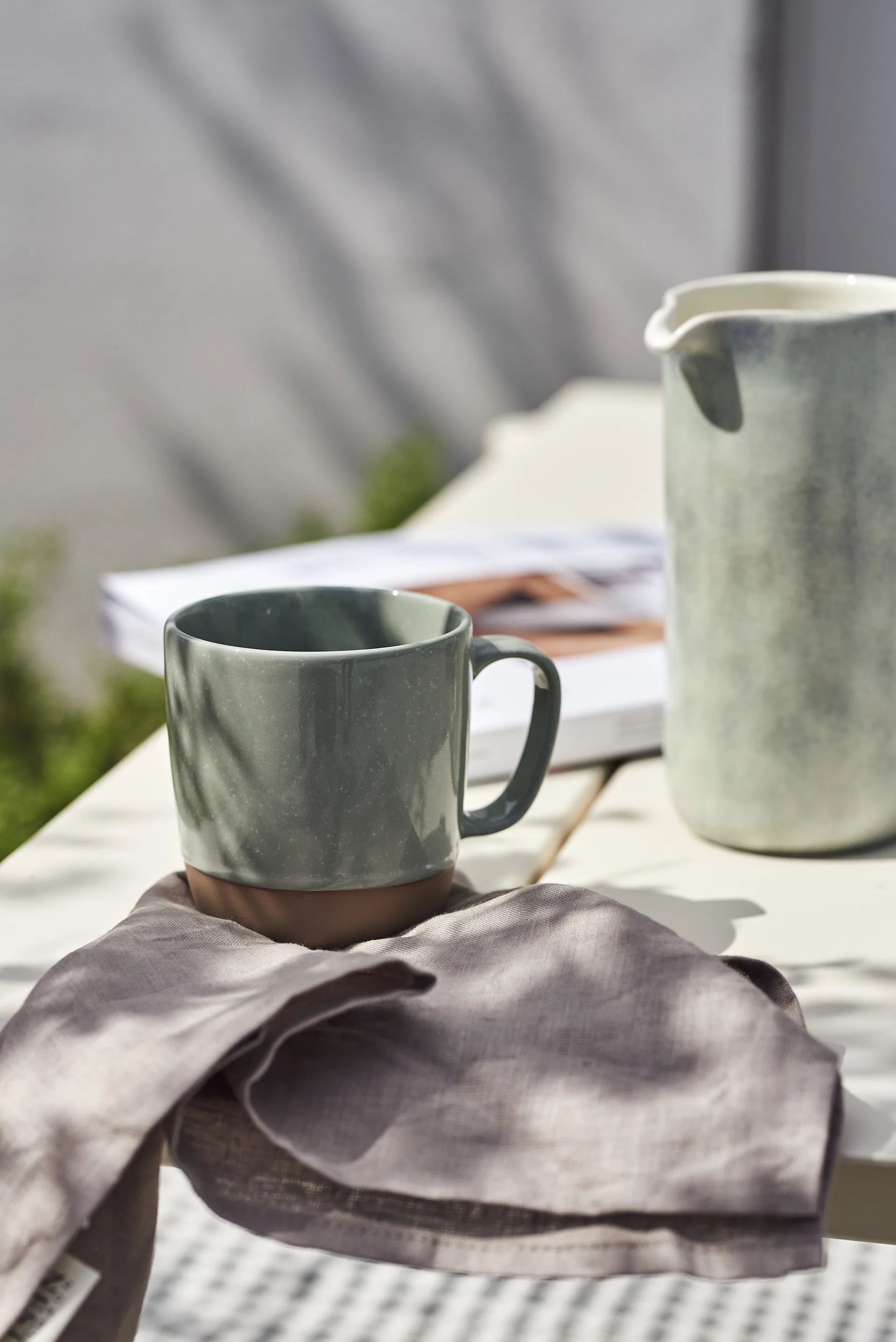 4 Servilletas Clean 45 x 45 cm, humoy blue Scandi Living