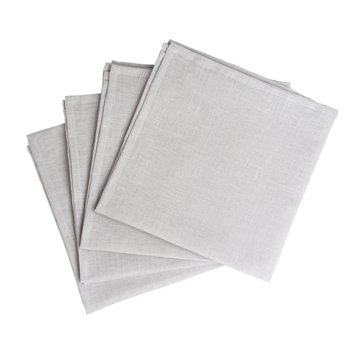 4 Servilletas Clean 45 x 45 cm - icy grey - Scandi Living