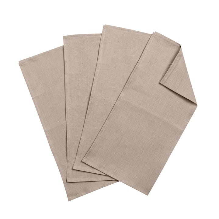 4 Servilletas Clean 45 x 45 cm - sand - Scandi Living