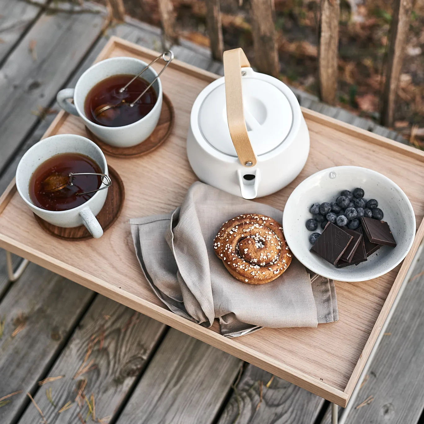 4 Servilletas Clean 45 x 45 cm, sand Scandi Living