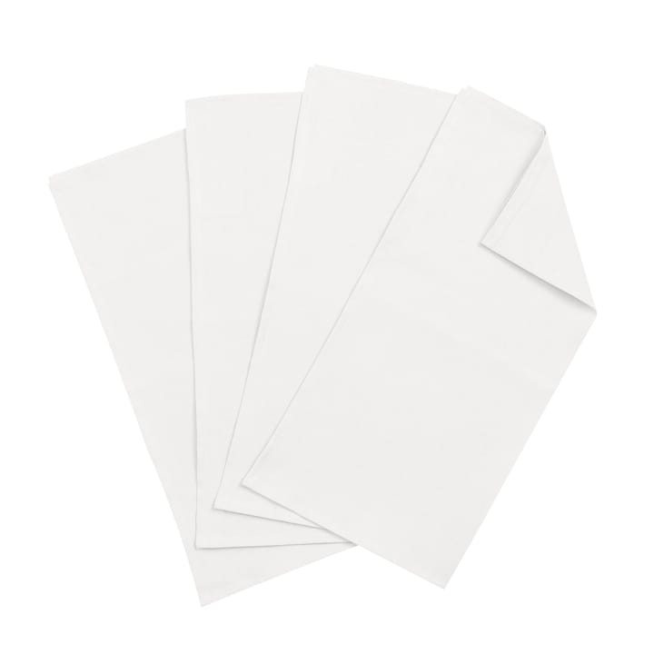 4 Servilletas Clean 45 x 45 cm - white - Scandi Living