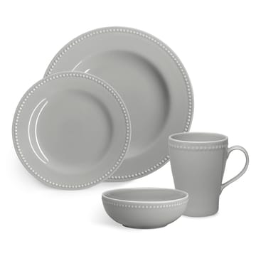 4 Tazas Dots 35 cl - Gris - Scandi Living