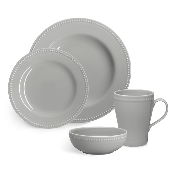 4 Tazas Dots 35 cl, Gris Scandi Living