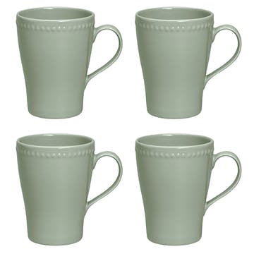 4 Tazas Dots 35 cl - Verde - Scandi Living