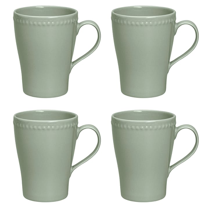 4 Tazas Dots 35 cl - verde - Scandi Living