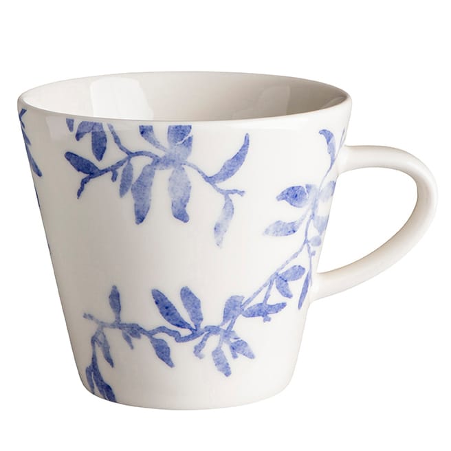 4 Tazas Havspil 30 cl, azul-blanco Scandi Living