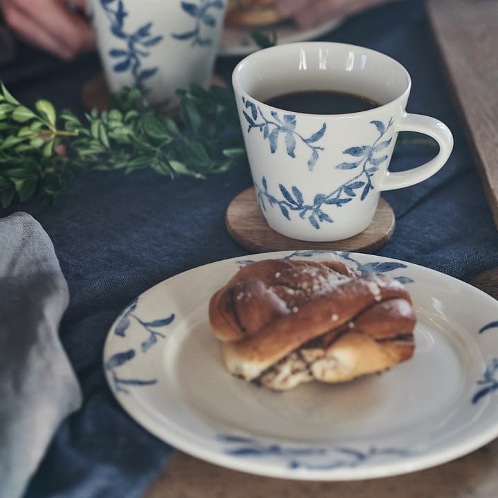 4 Tazas Havspil 30 cl, azul-blanco Scandi Living