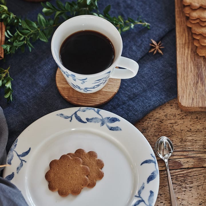 4 Tazas Havspil 30 cl, azul-blanco Scandi Living
