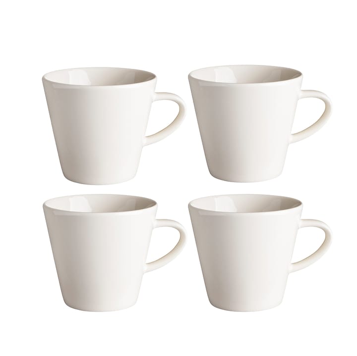 4 Tazas Kalk 30 cl - blanco - Scandi Living