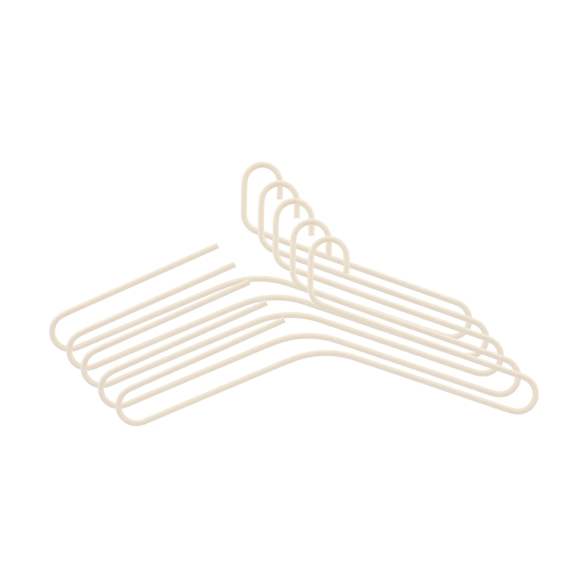 5 Perchas Smooth, Beige Scandi Living