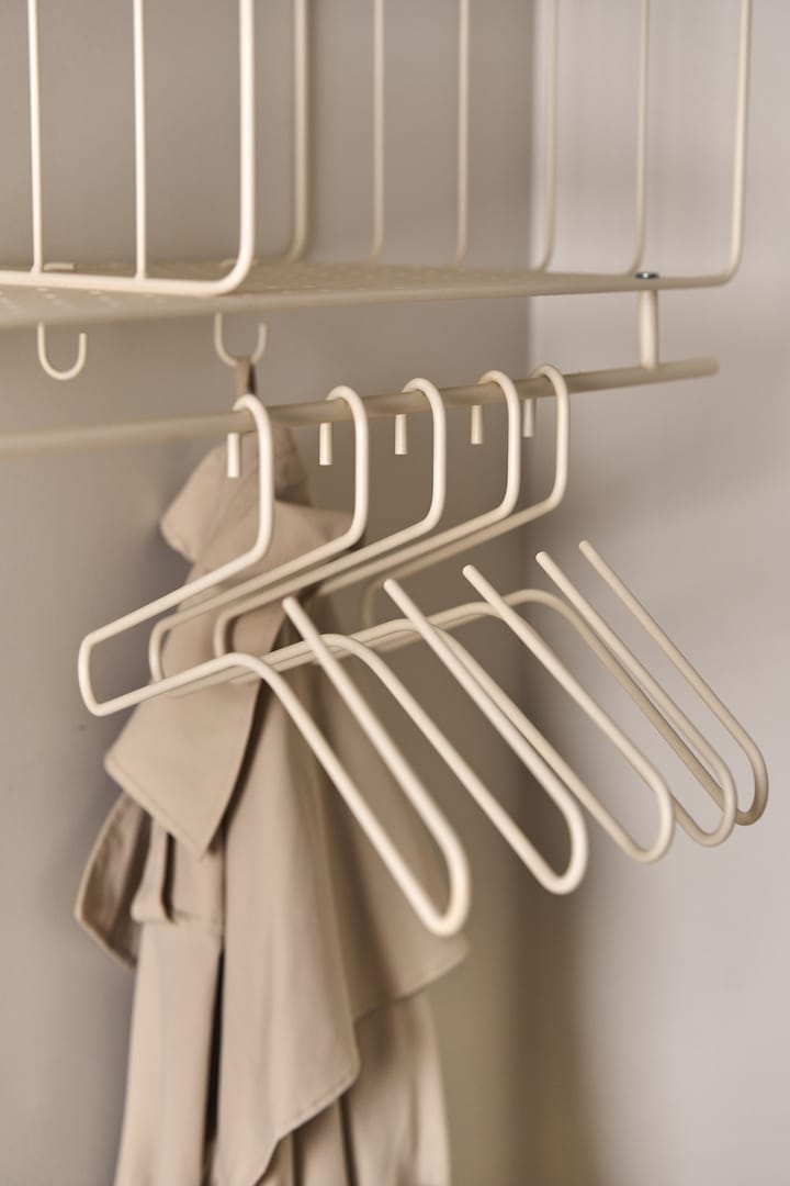 5 Perchas Smooth, Beige Scandi Living