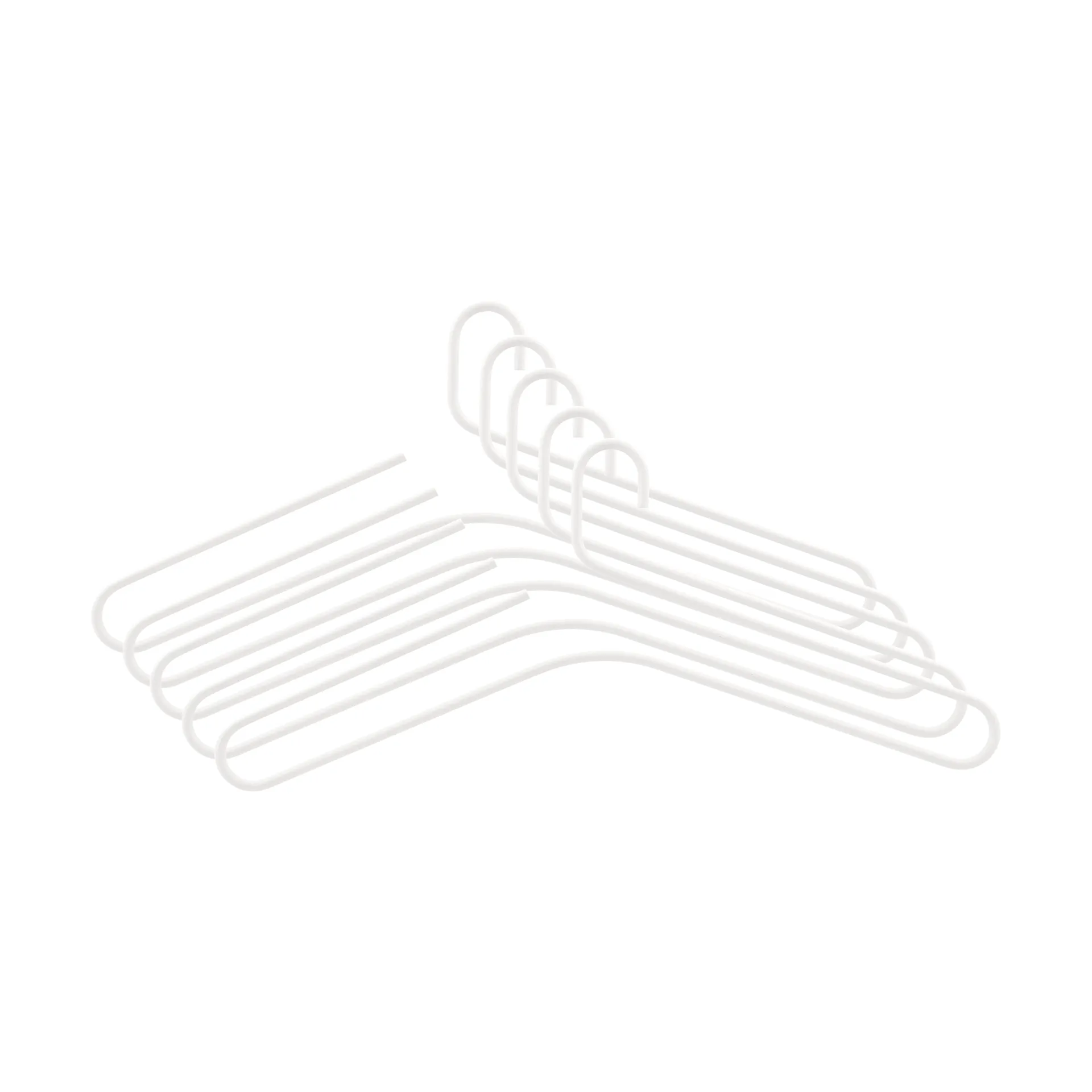 5 Perchas Smooth, White Scandi Living