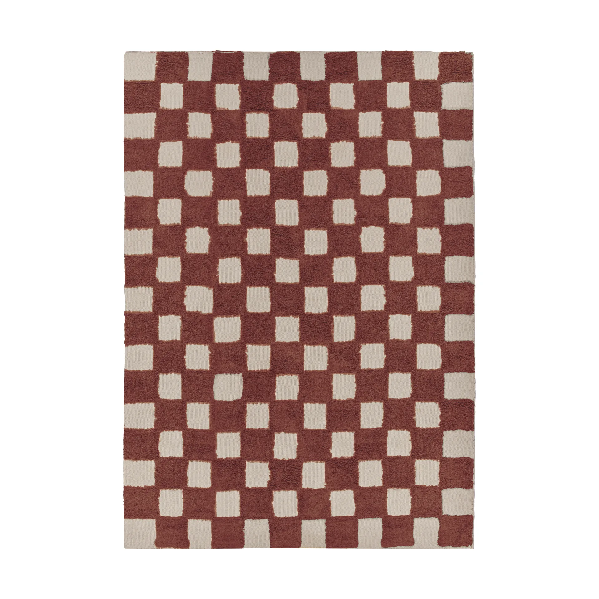 Alfombra Checker Play 170x240 cm, Cocoa Scandi Living