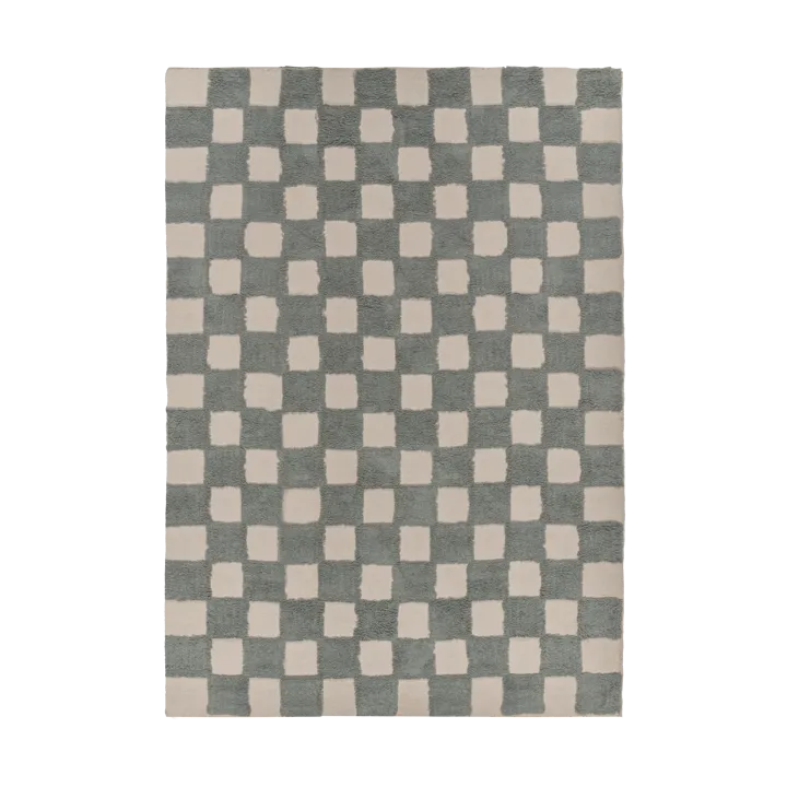 Alfombra Checker Play 170x240 cm - Sage - Scandi Living