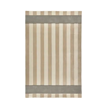 Alfombra de lana Aisles - Beige, 170x240 cm - Scandi Living