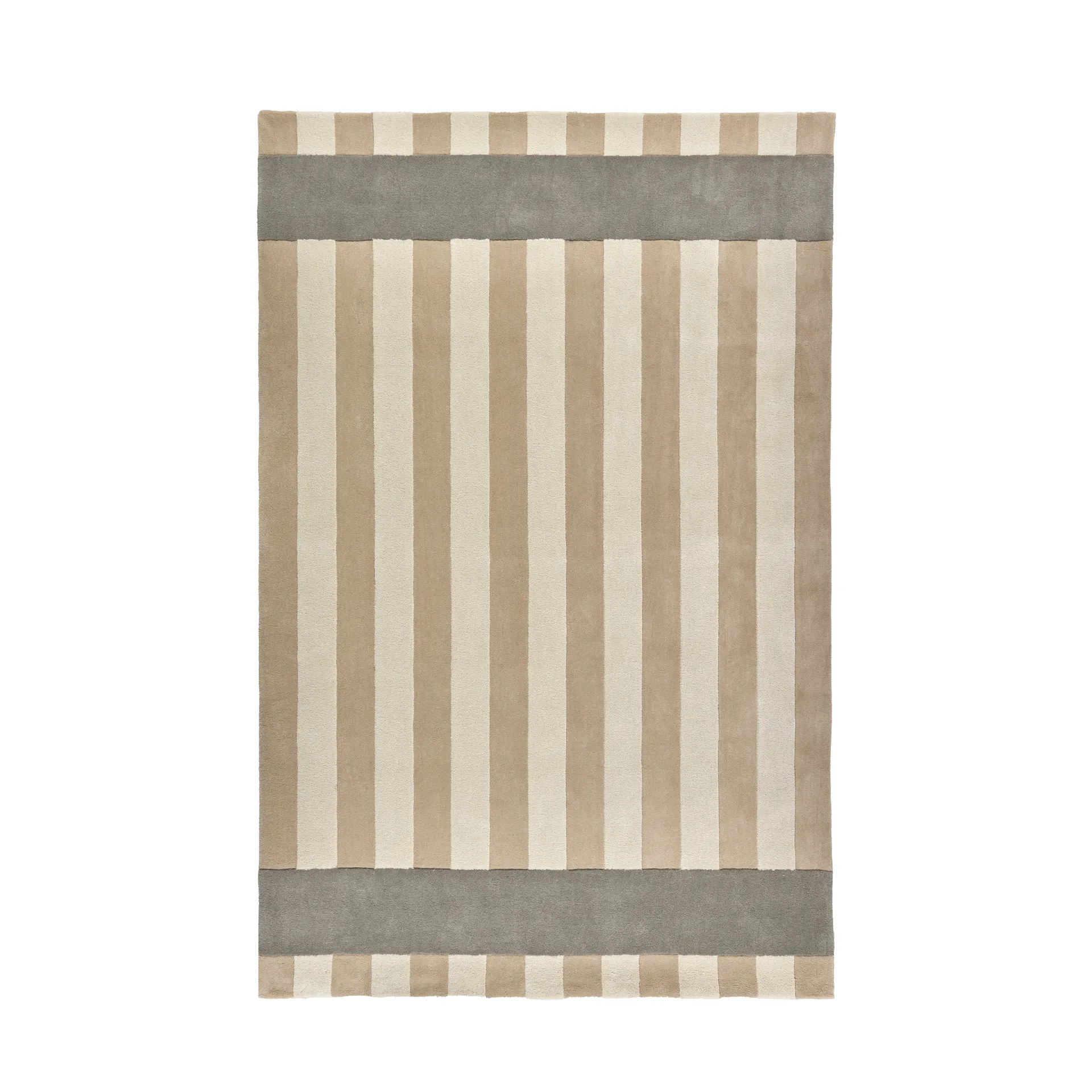 Alfombra de lana Aisles, Beige, 200x300 cm Scandi Living