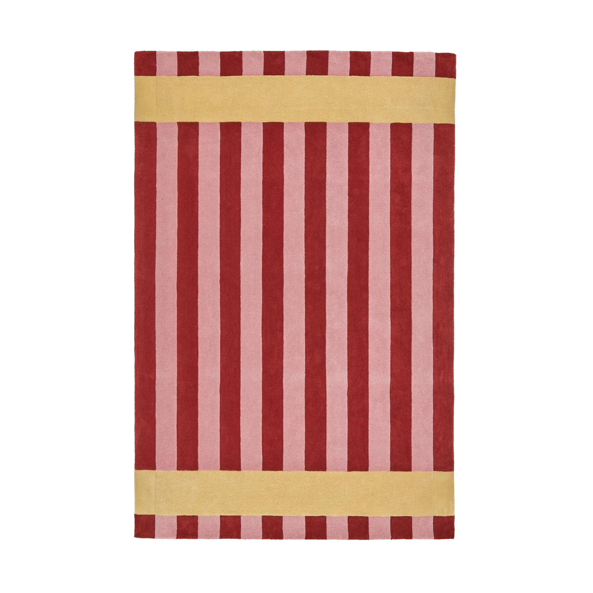 Alfombra de lana Aisles, Rojo, 170x240 cm Scandi Living