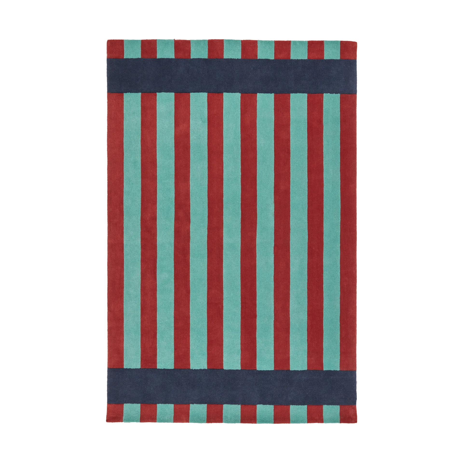 Alfombra de lana Aisles, Verde, 200x300 cm Scandi Living