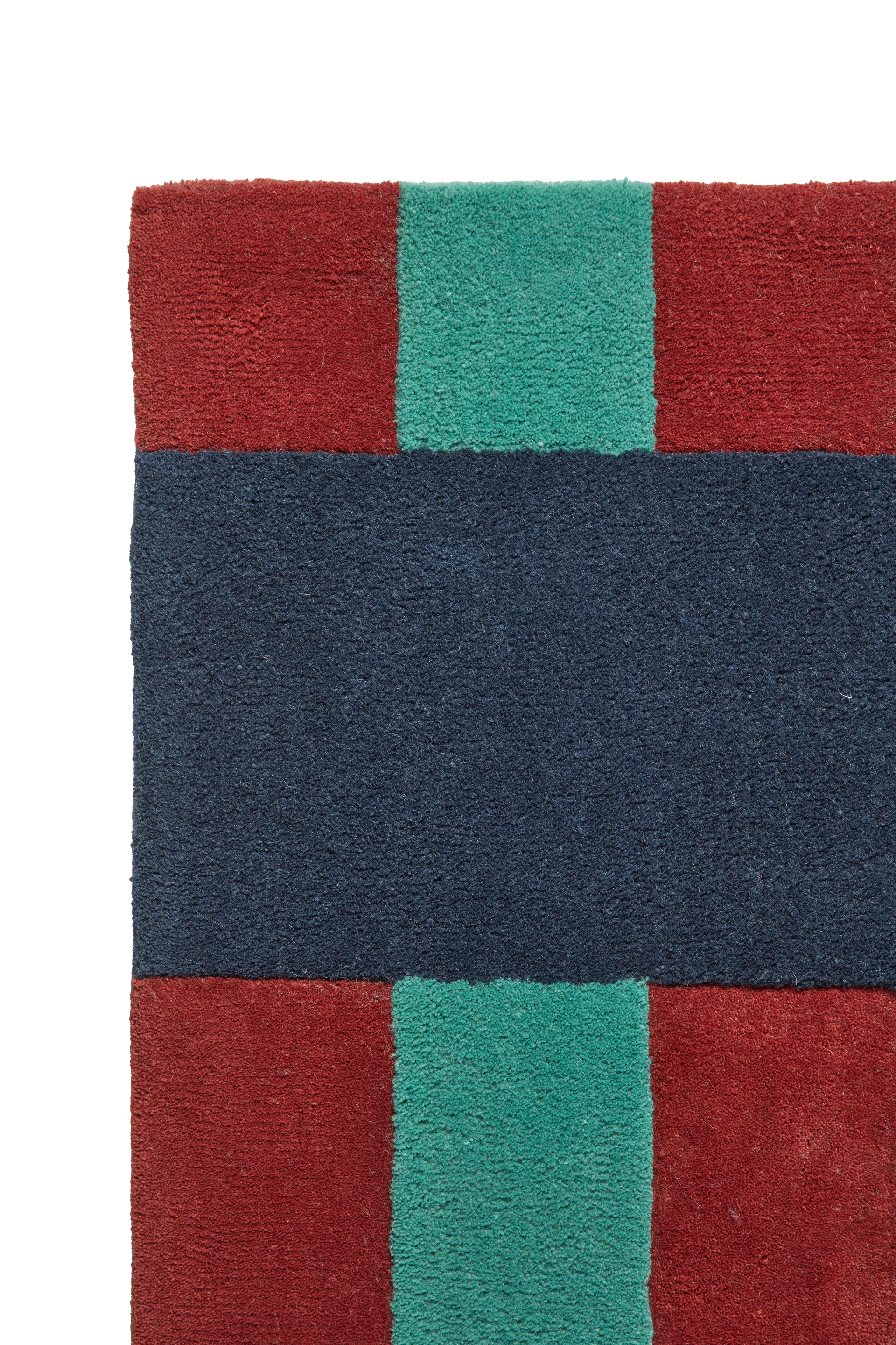 Alfombra de lana Aisles, Verde, 200x300 cm Scandi Living